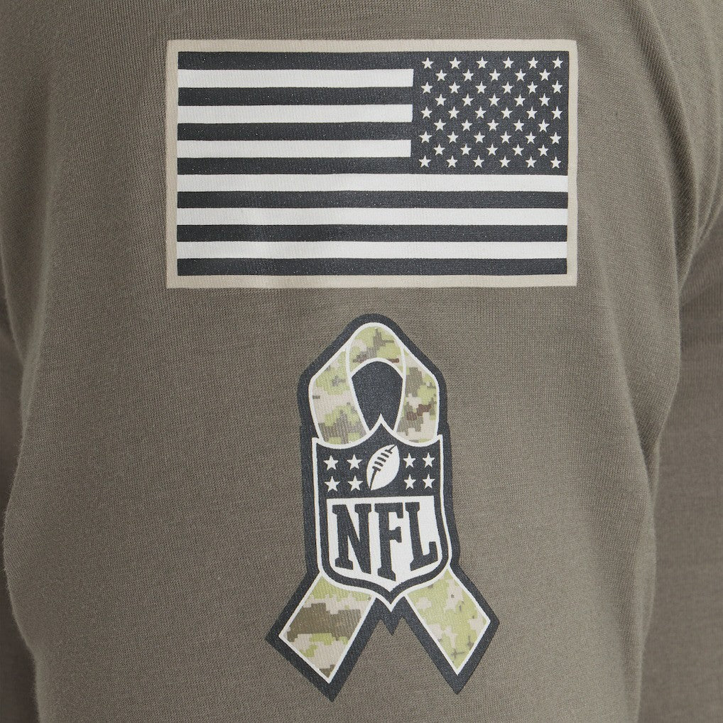 Buffalo Bills 2025 Salute to Service Sideline Long Sleeve T-Shirt Olive