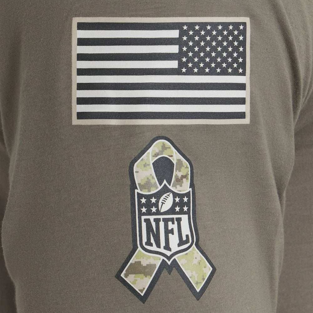 Buffalo Bills 2025 Salute to Service Sideline Long Sleeve T-Shirt Olive