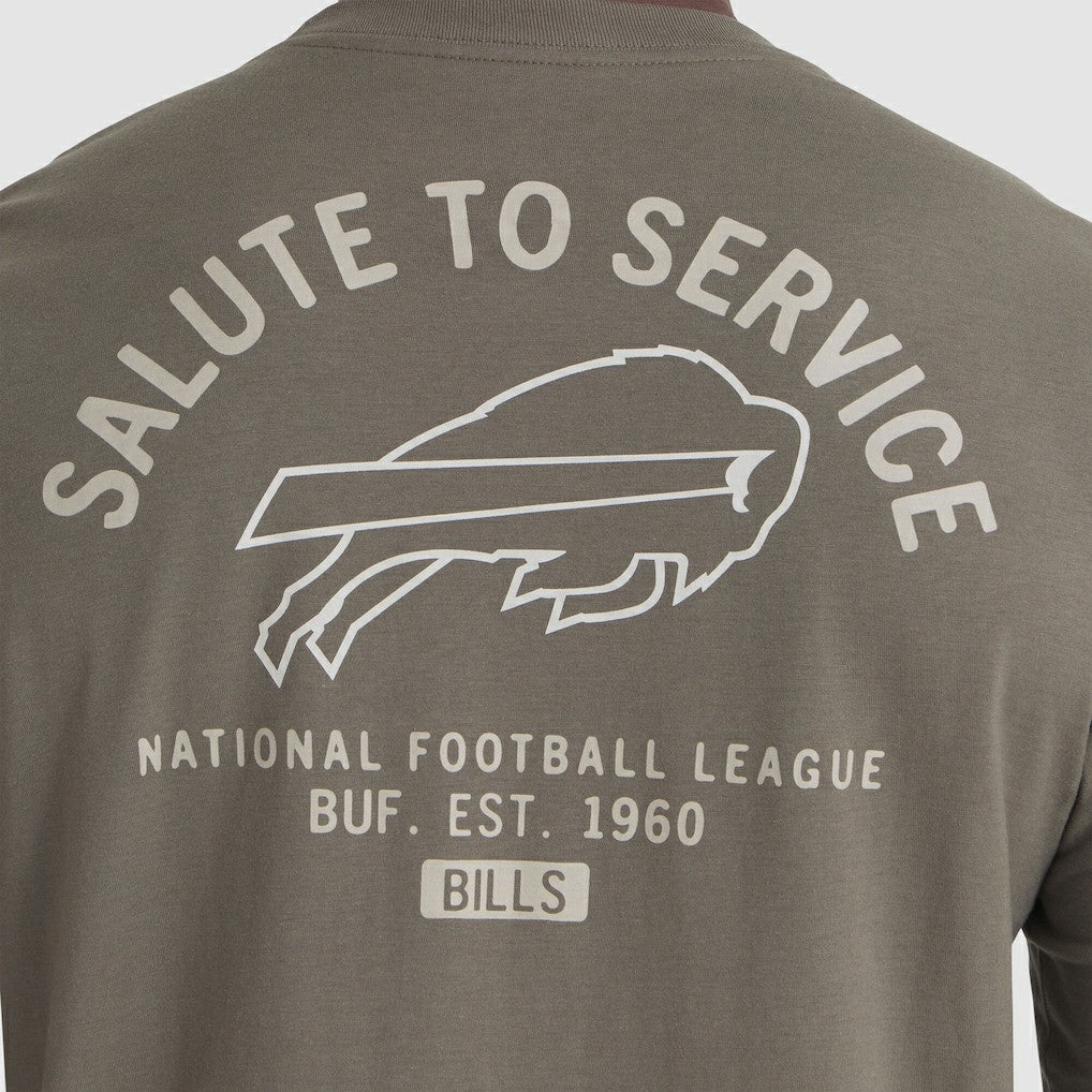 Buffalo Bills 2025 Salute to Service Sideline Long Sleeve T-Shirt Olive