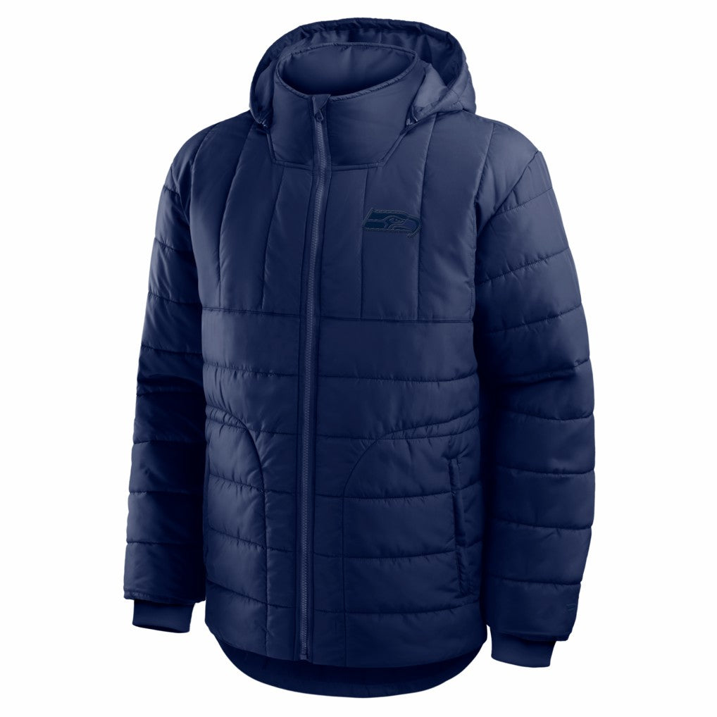 Seattle Seahawks Full-Zip Hooded Jacket College Navy