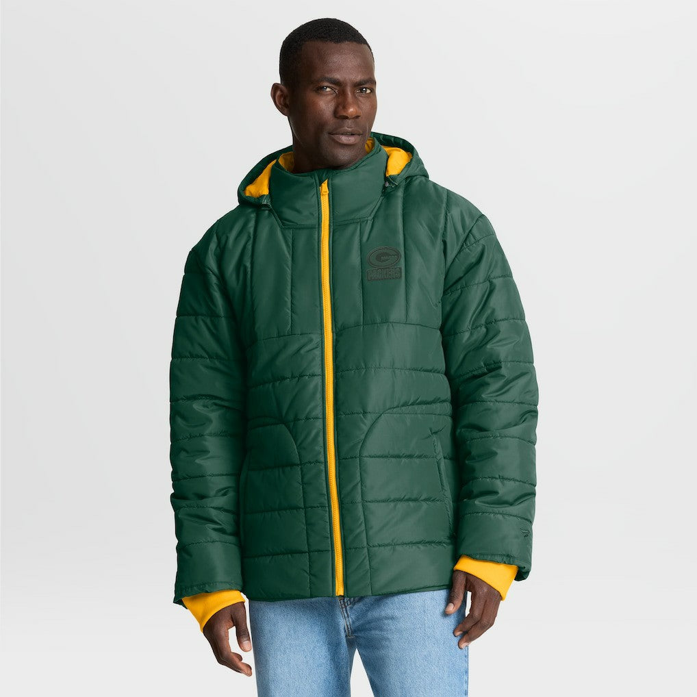 Green Bay Packers Full-Zip Hooded Jacket Green