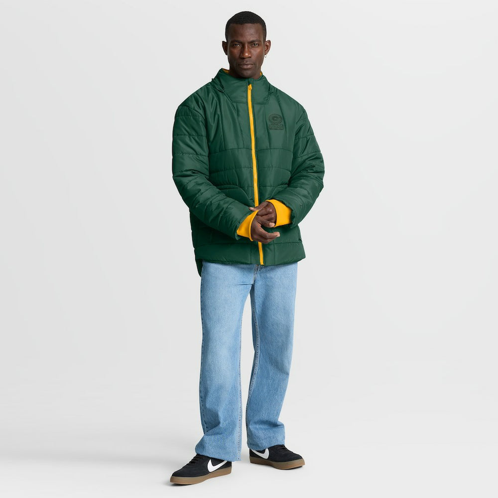 Green Bay Packers Full-Zip Hooded Jacket Green