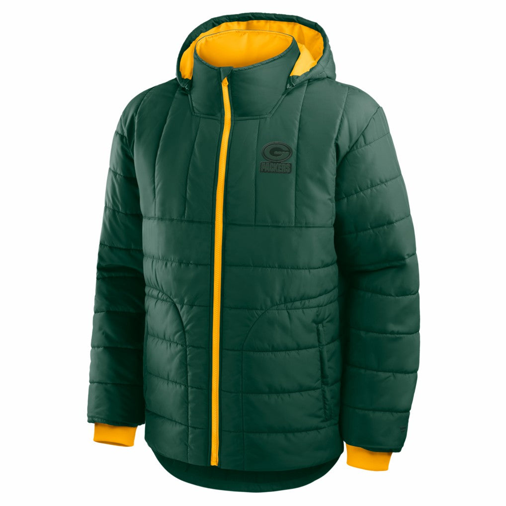 Green Bay Packers Full-Zip Hooded Jacket Green