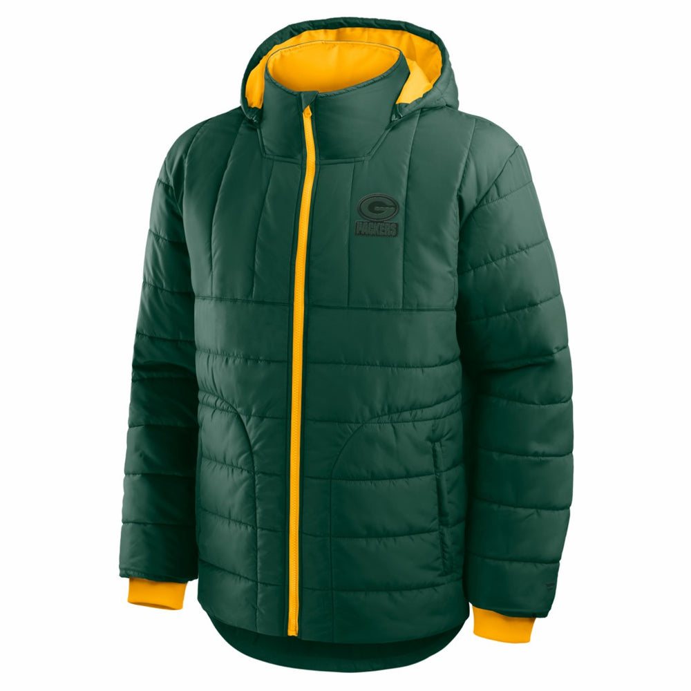 Green Bay Packers Full-Zip Hooded Jacket Green