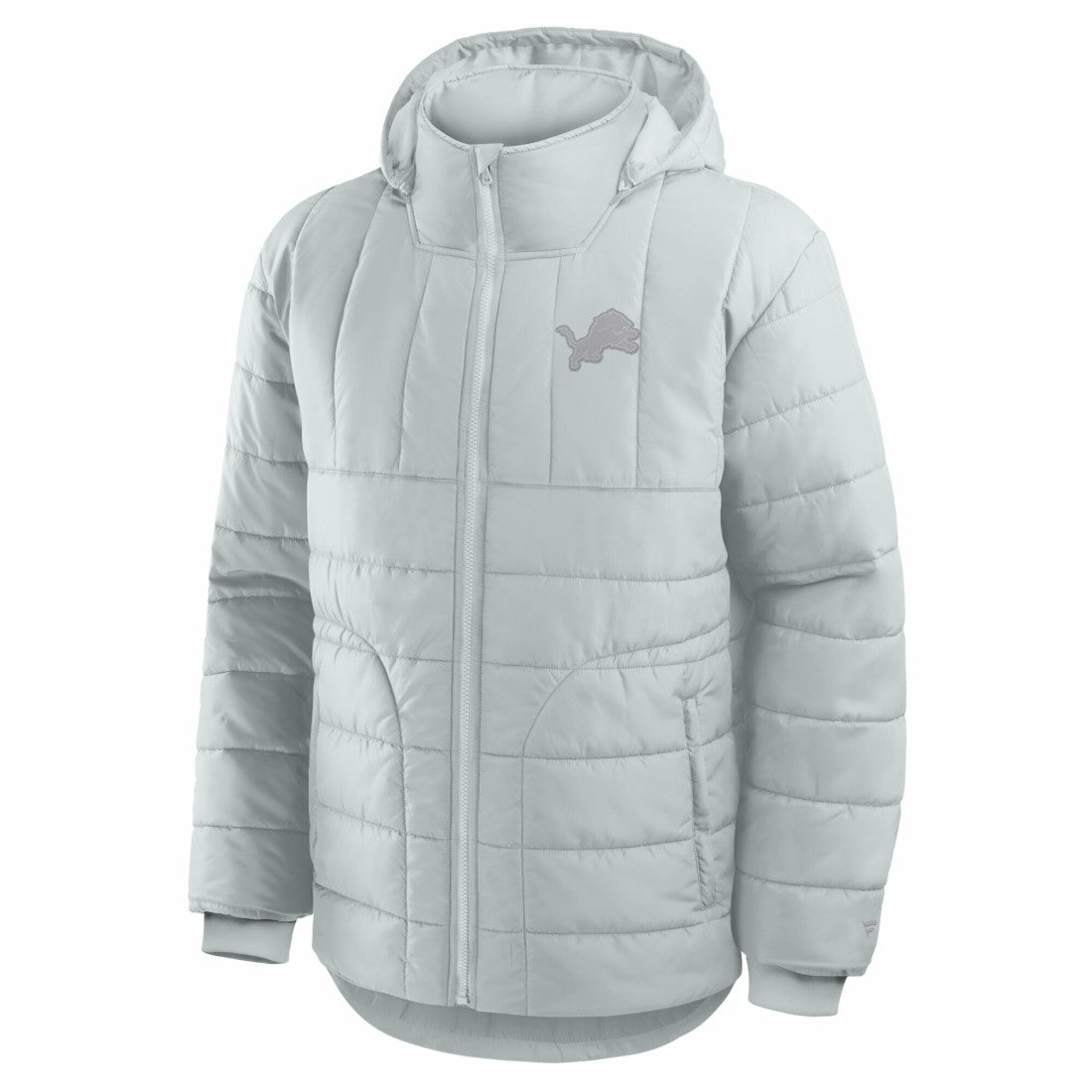 Detroit Lions Full-Zip Hooded Jacket Gray