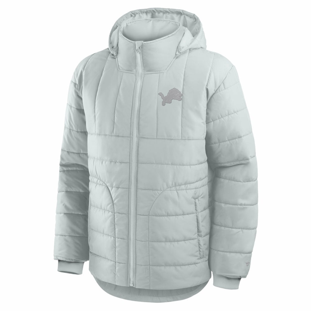 Detroit Lions Full-Zip Hooded Jacket Gray