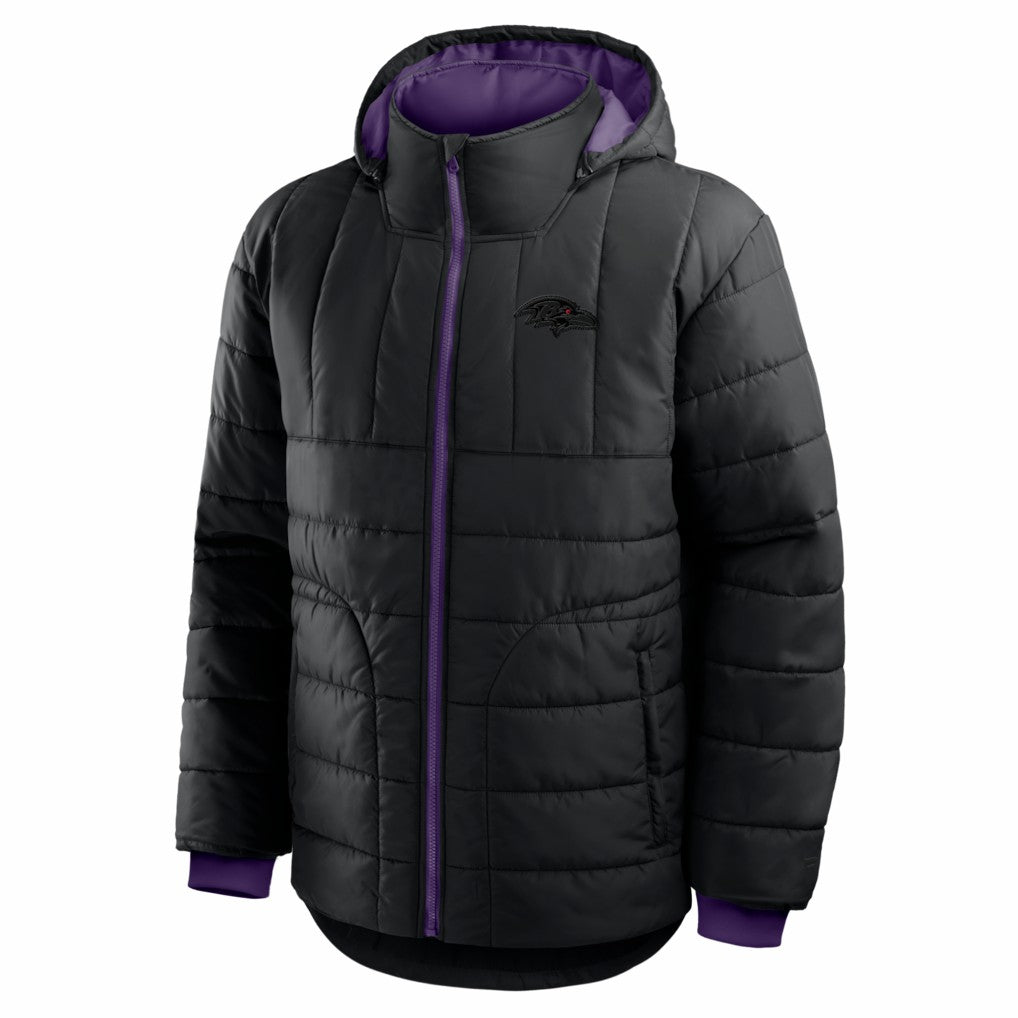 Baltimore Ravens Full-Zip Hooded Jacket Black