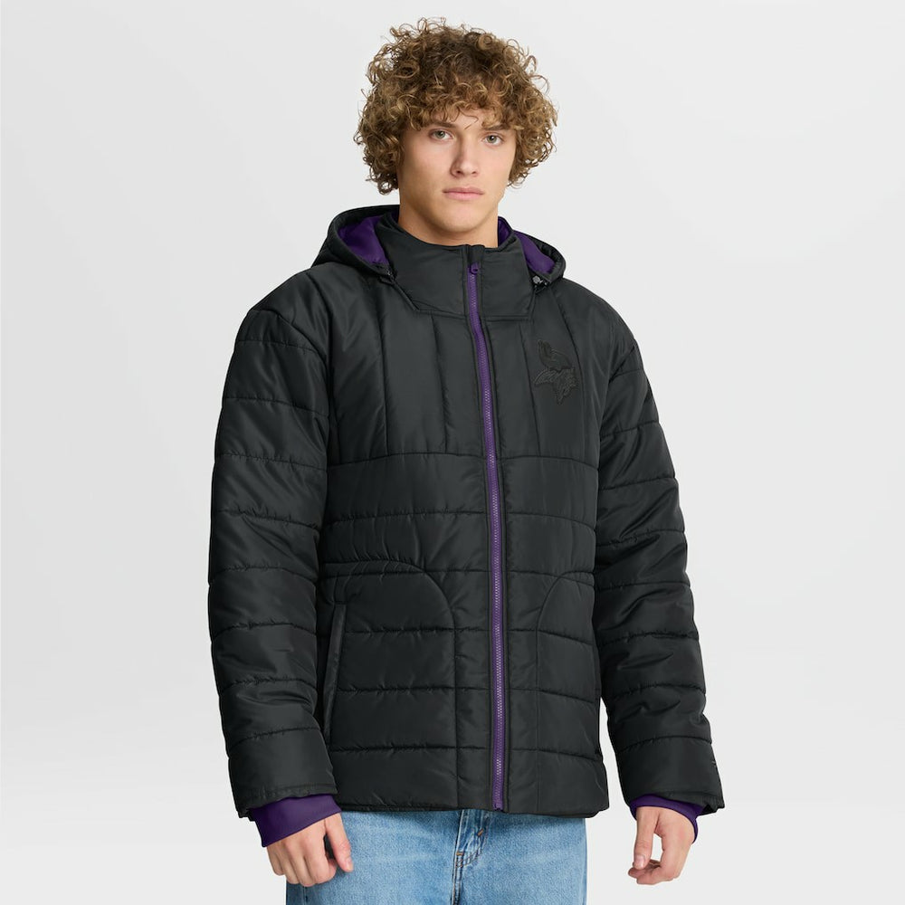 Minnesota Vikings Full-Zip Hooded Jacket Black