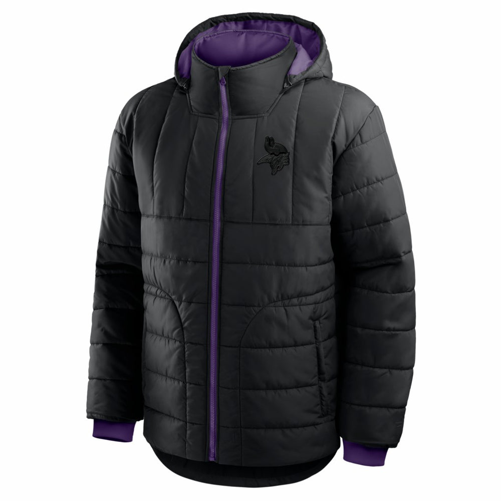 Minnesota Vikings Full-Zip Hooded Jacket Black