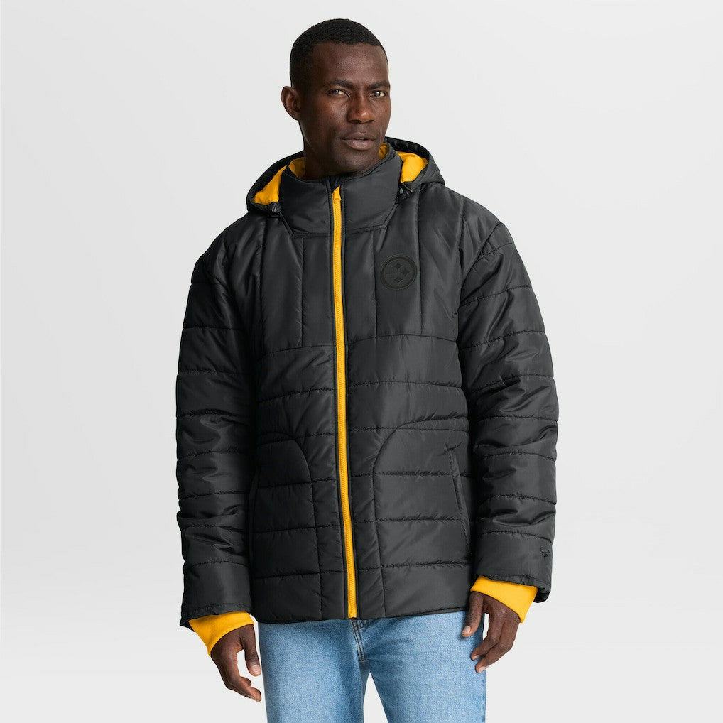 Pittsburgh Steelers Full-Zip Hooded Jacket Black