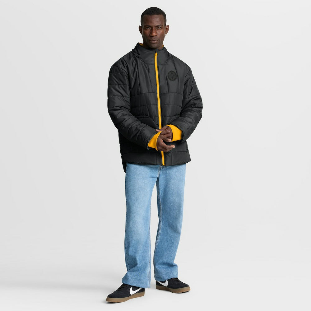 Pittsburgh Steelers Full-Zip Hooded Jacket Black