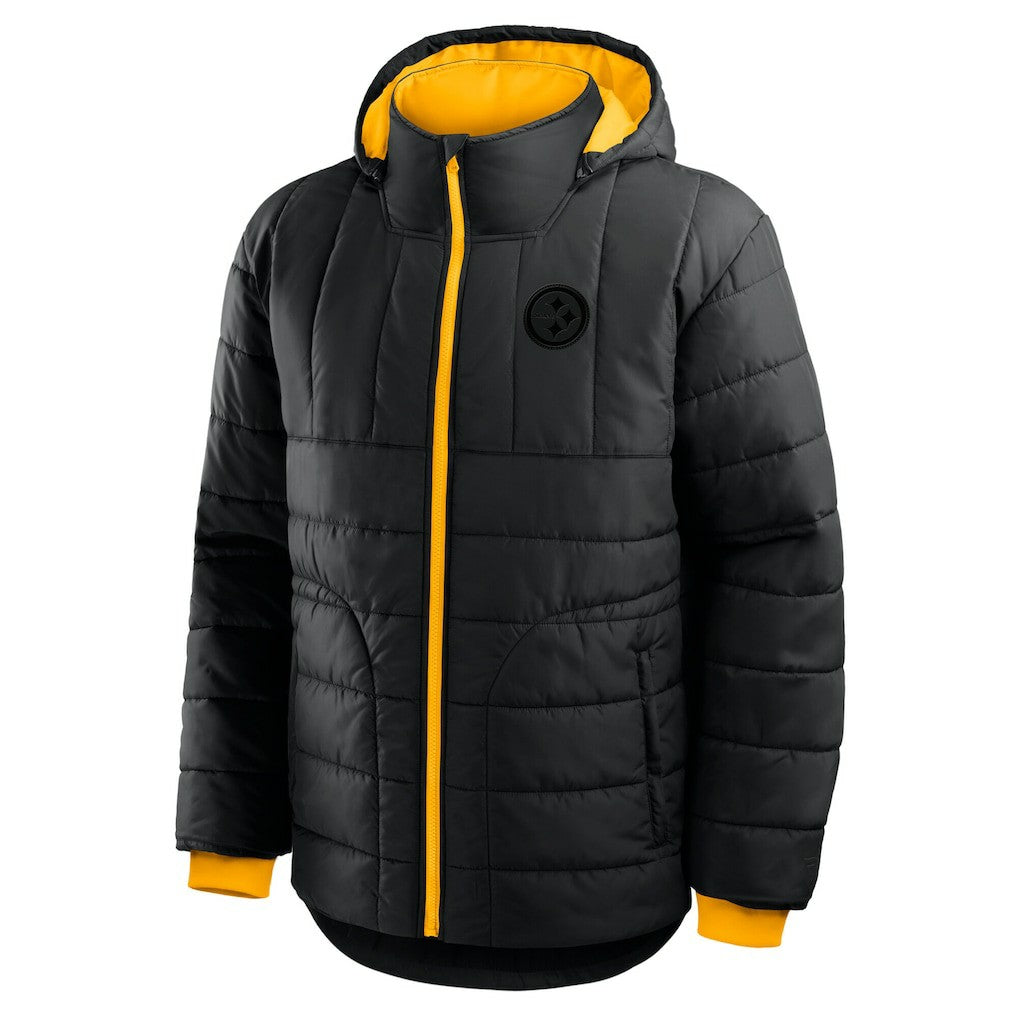Pittsburgh Steelers Full-Zip Hooded Jacket Black