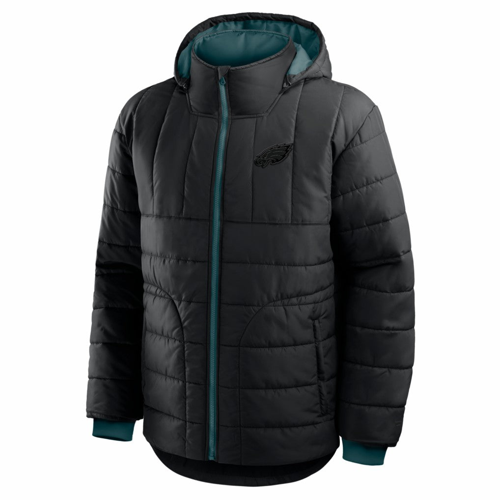 Philadelphia Eagles Full-Zip Hooded Jacket Black
