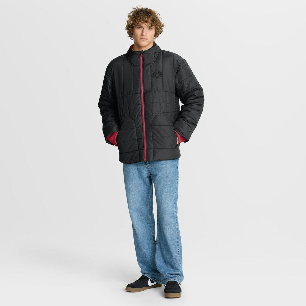 San Francisco 49ers Full-Zip Hooded Jacket Black