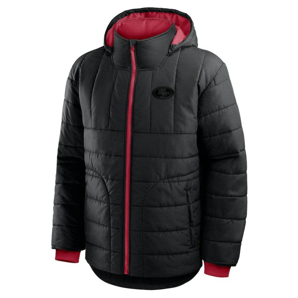 San Francisco 49ers Full-Zip Hooded Jacket Black