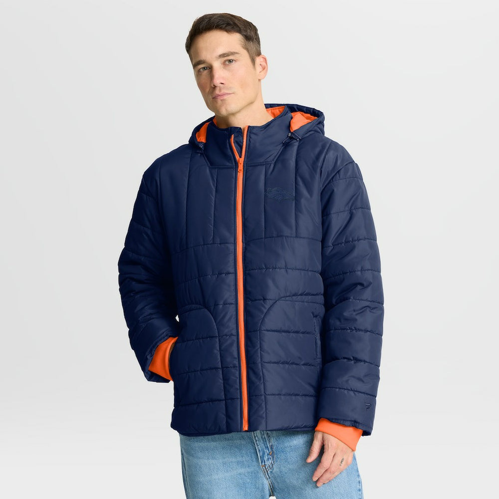 Denver Broncos Full-Zip Hooded Jacket Navy