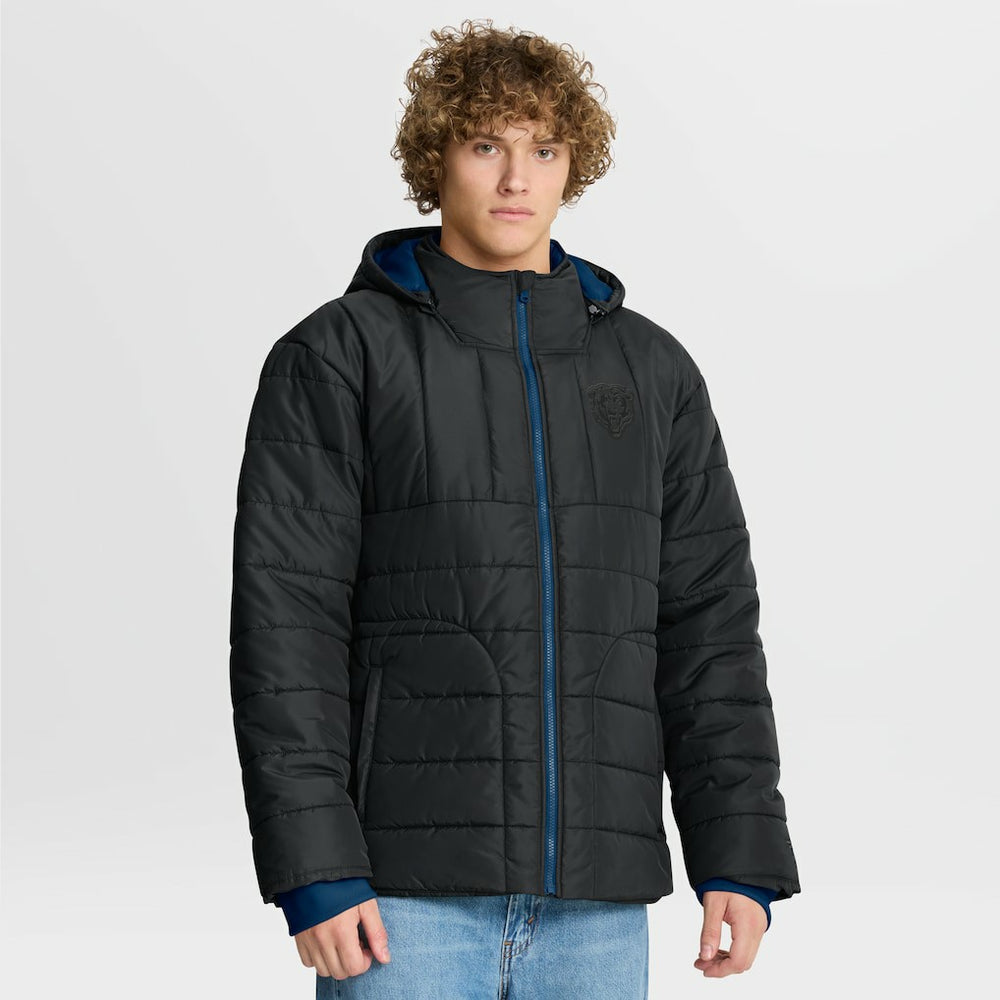 Chicago Bears Full-Zip Hooded Jacket Black