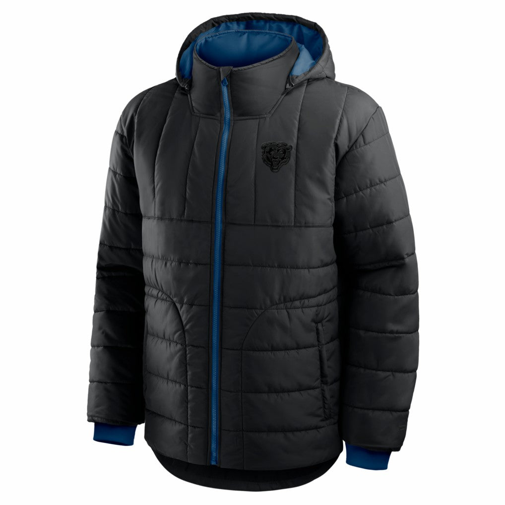 Chicago Bears Full-Zip Hooded Jacket Black
