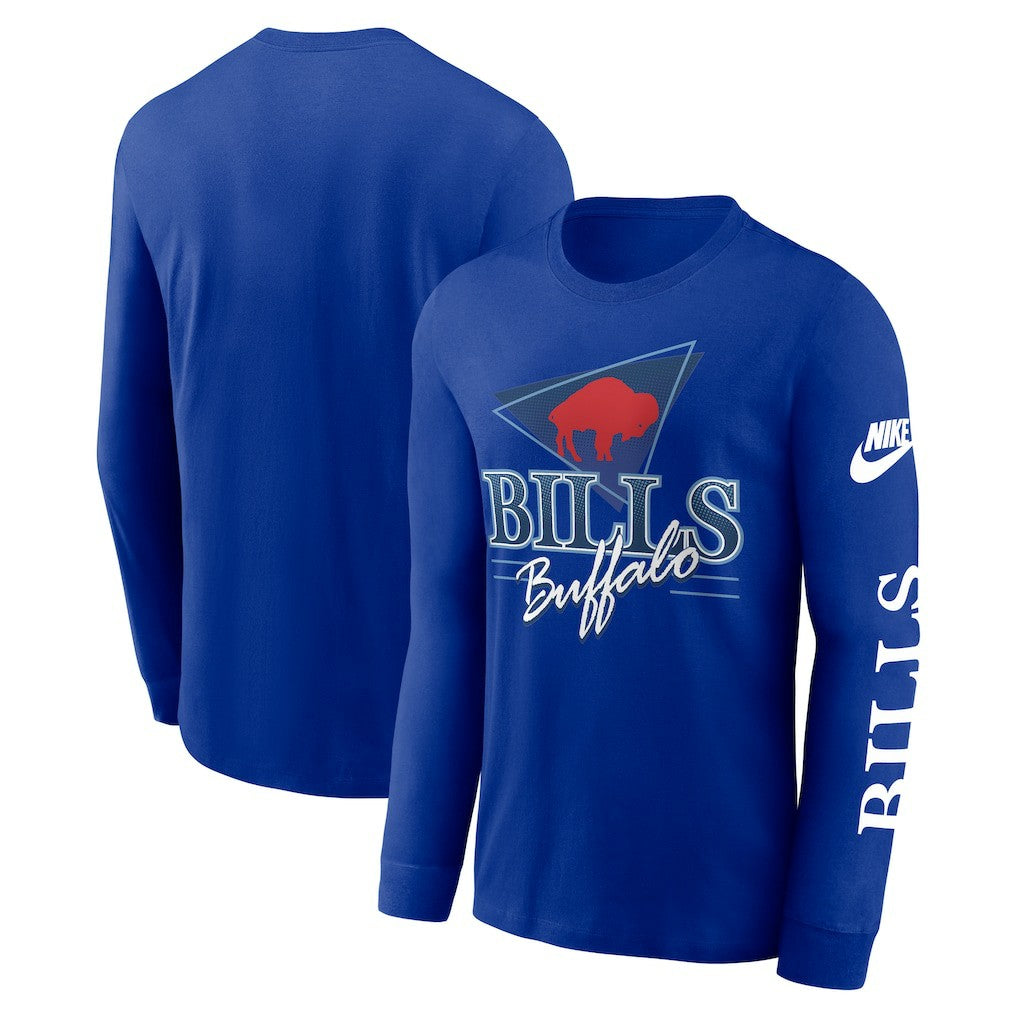 Buffalo Bills Rewind Long Sleeve T-Shirt Royal