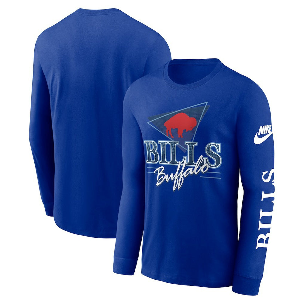 Buffalo Bills Rewind Long Sleeve T-Shirt Royal