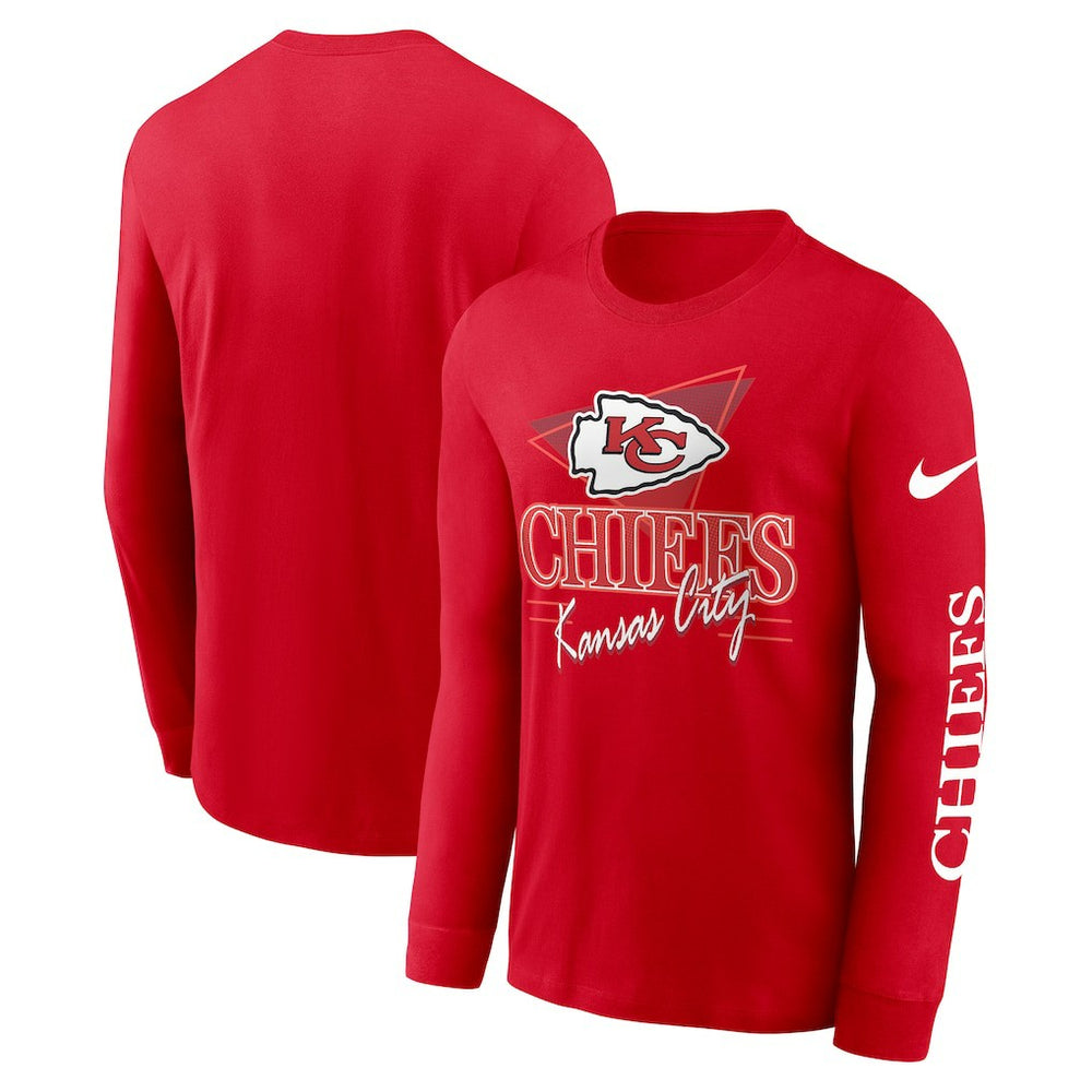 Kansas City Chiefs Rewind Long Sleeve T-Shirt Red