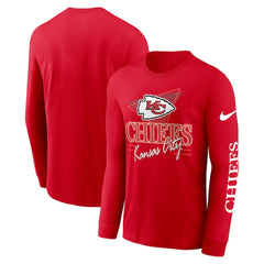 Kansas City Chiefs Rewind Long Sleeve T-Shirt Red