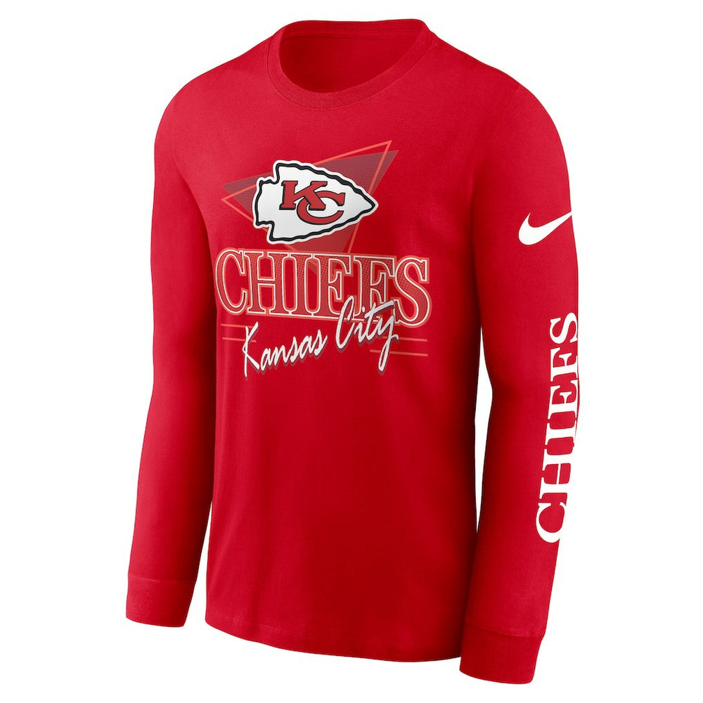 Kansas City Chiefs Rewind Long Sleeve T-Shirt Red