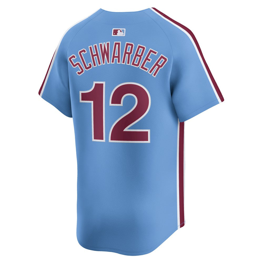 Kyle Schwarber Philadelphia Phillies Nike Alternate Limited Jersey - Light Blue Jerseys