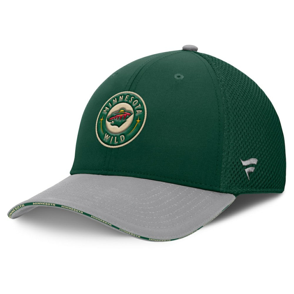 NHL Minnesota Wild Fanatics Fundamentals Span Flex Hat - Green