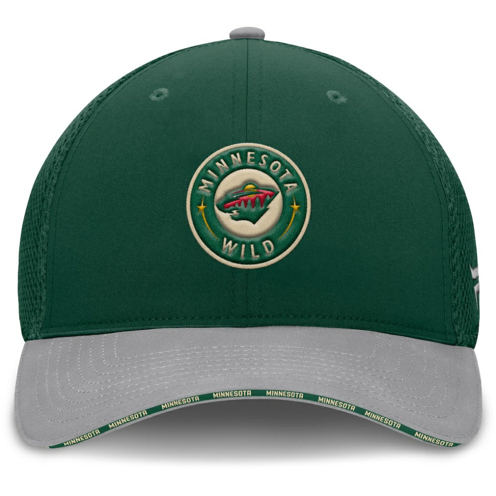 NHL Minnesota Wild Fanatics Fundamentals Span Flex Hat - Green