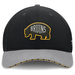 NHL Boston Bruins Fanatics Fundamentals Span Flex Hat - Black