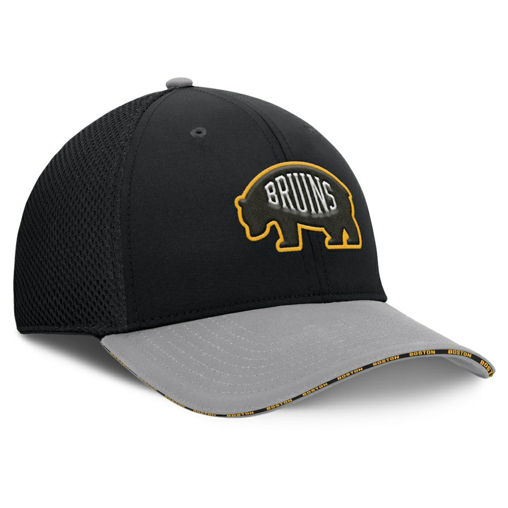 NHL Boston Bruins Fanatics Fundamentals Span Flex Hat - Black