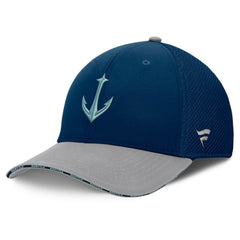 NHL Seattle Kraken Fanatics Fundamentals Span Flex Hat - Deep Sea Blue