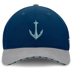 NHL Seattle Kraken Fanatics Fundamentals Span Flex Hat - Deep Sea Blue