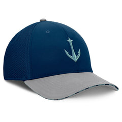 NHL Seattle Kraken Fanatics Fundamentals Span Flex Hat - Deep Sea Blue