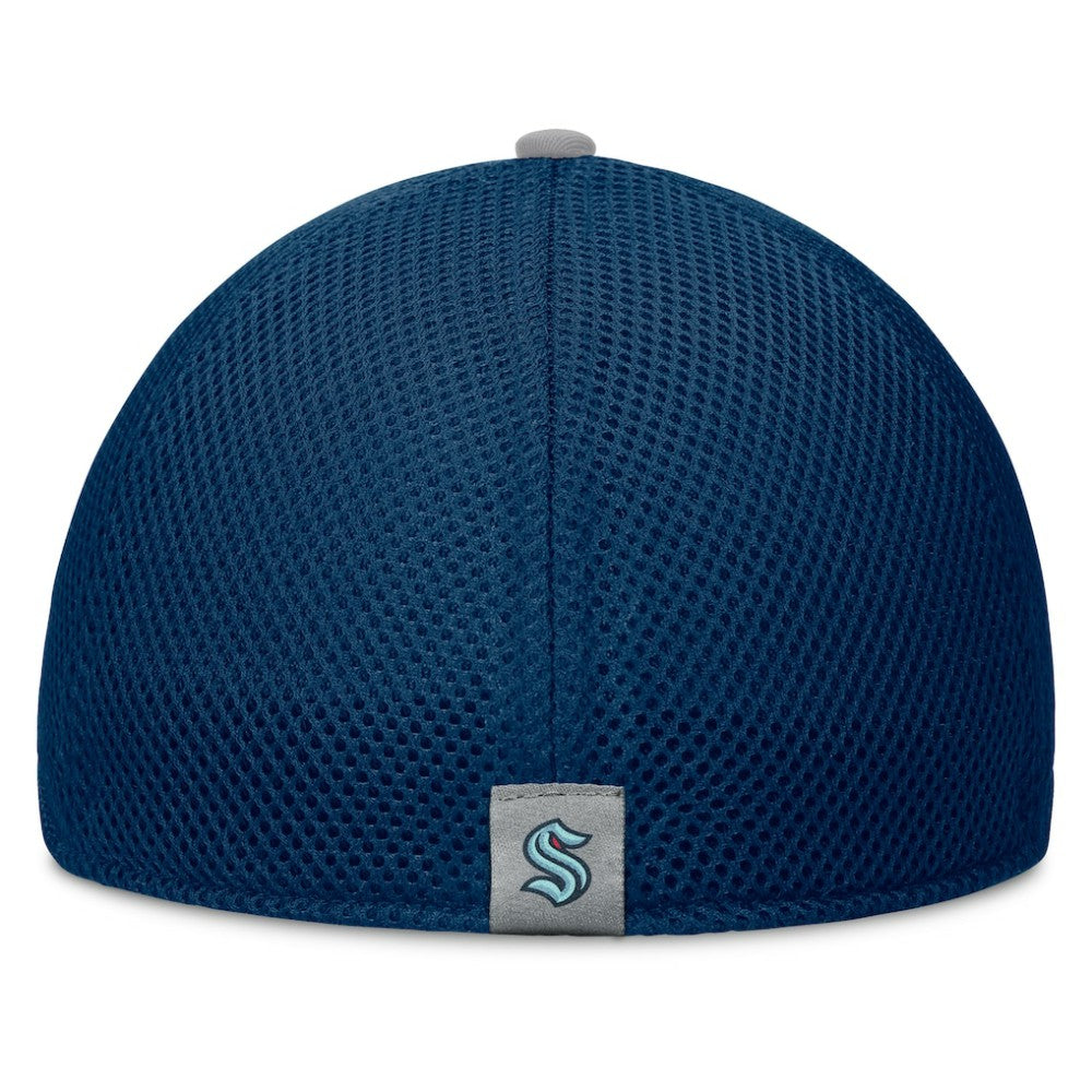NHL Seattle Kraken Fanatics Fundamentals Span Flex Hat - Deep Sea Blue