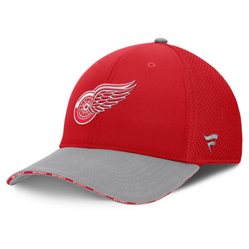 NHL Detroit Red Wings Fanatics Fundamentals Span Flex Hat - Red