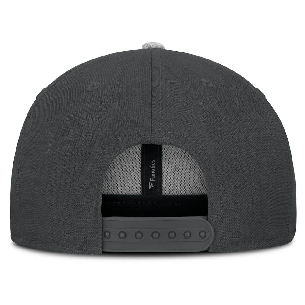NHL Vegas Golden Knights Fanatics Fundamentals Loden Snapback Hat - Charcoal