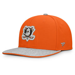 NHL Anaheim Ducks Fanatics Fundamentals Loden Snapback Hat - Orange