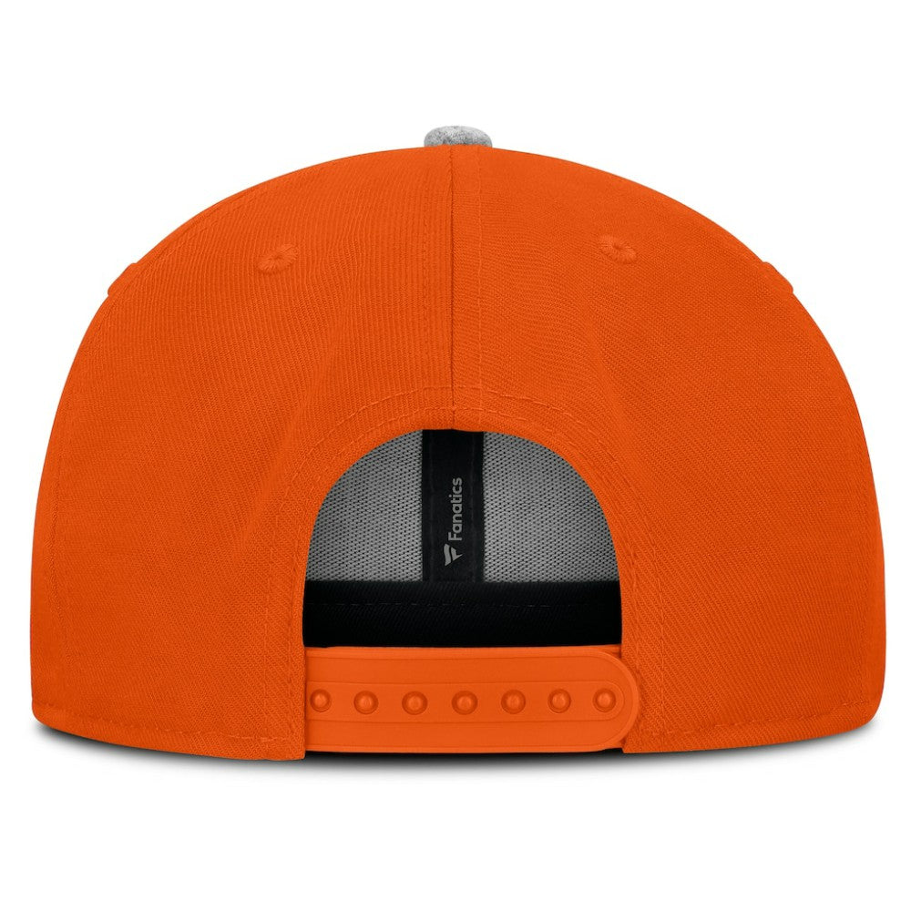 NHL Anaheim Ducks Fanatics Fundamentals Loden Snapback Hat - Orange