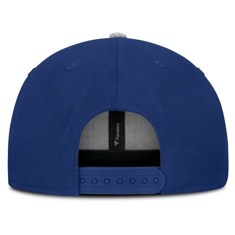 NHL Edmonton Oilers Fanatics Fundamentals Loden Snapback Hat - Royal