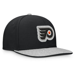 NHL Philadelphia Flyers Fanatics Fundamentals Loden Snapback Hat - Black