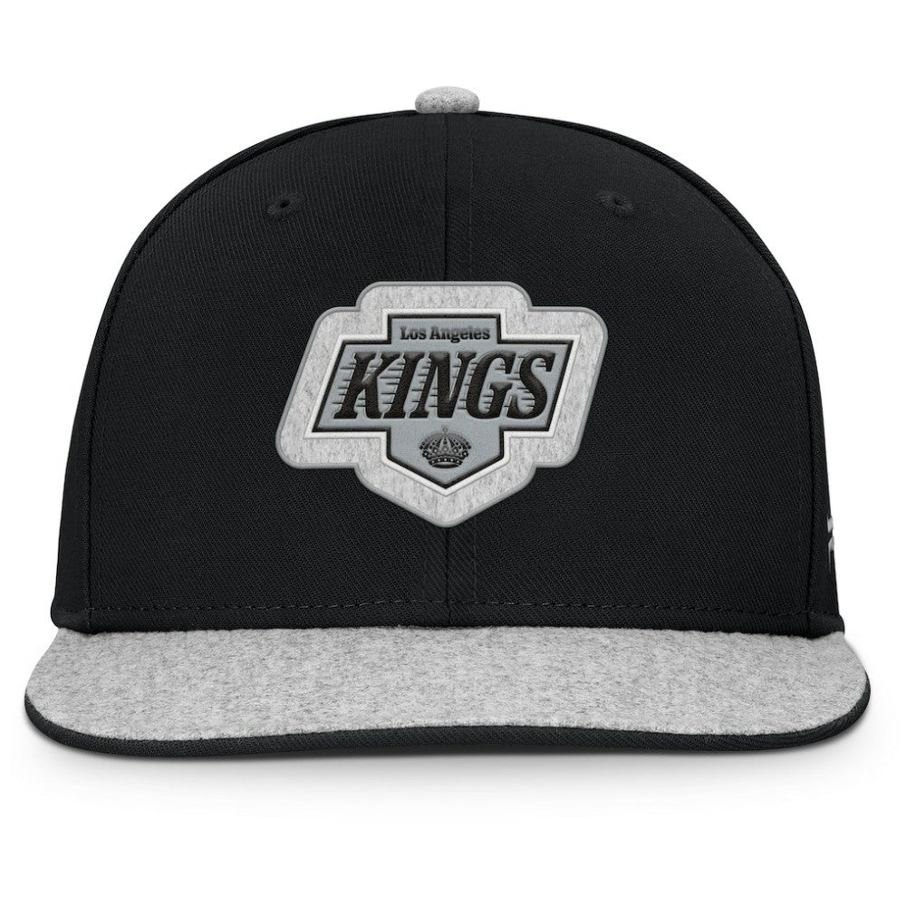 NHL Los Angeles Kings Fanatics Fundamentals Loden Snapback Hat - Black