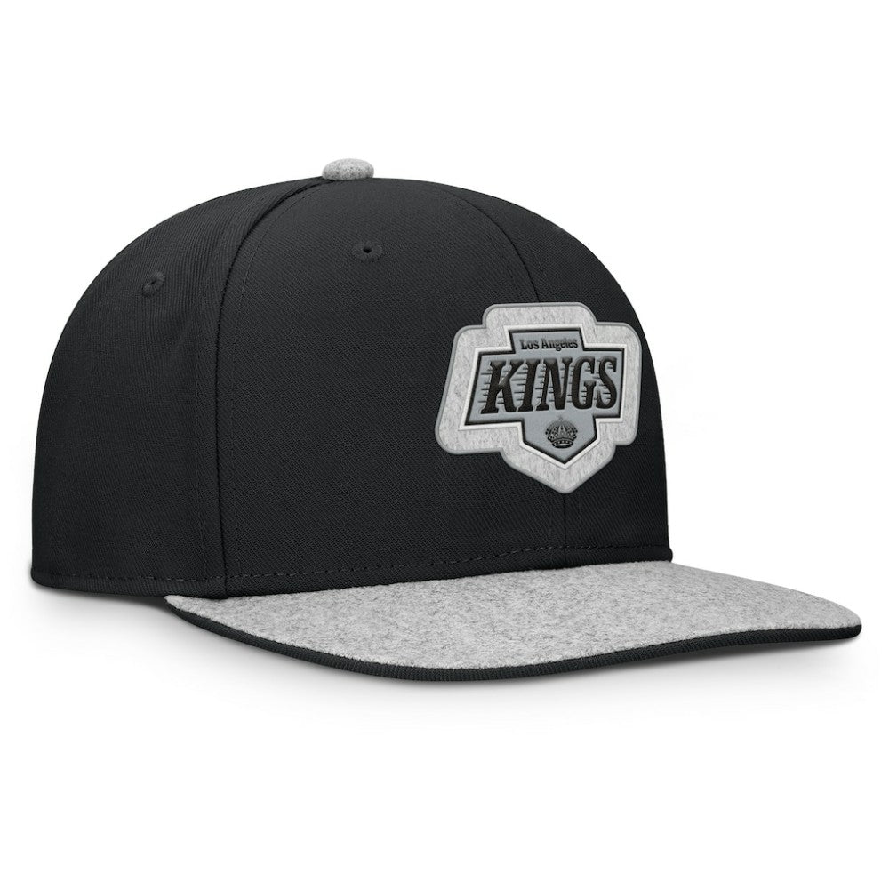 NHL Los Angeles Kings Fanatics Fundamentals Loden Snapback Hat - Black