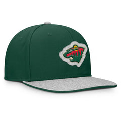 NHL Minnesota Wild Fanatics Fundamentals Loden Snapback Hat - Green