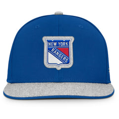 NHL New York Rangers Fanatics Fundamentals Loden Snapback Hat - Blue