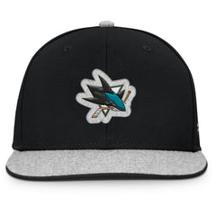 NHL San Jose Sharks Fanatics Fundamentals Loden Snapback Hat - Black