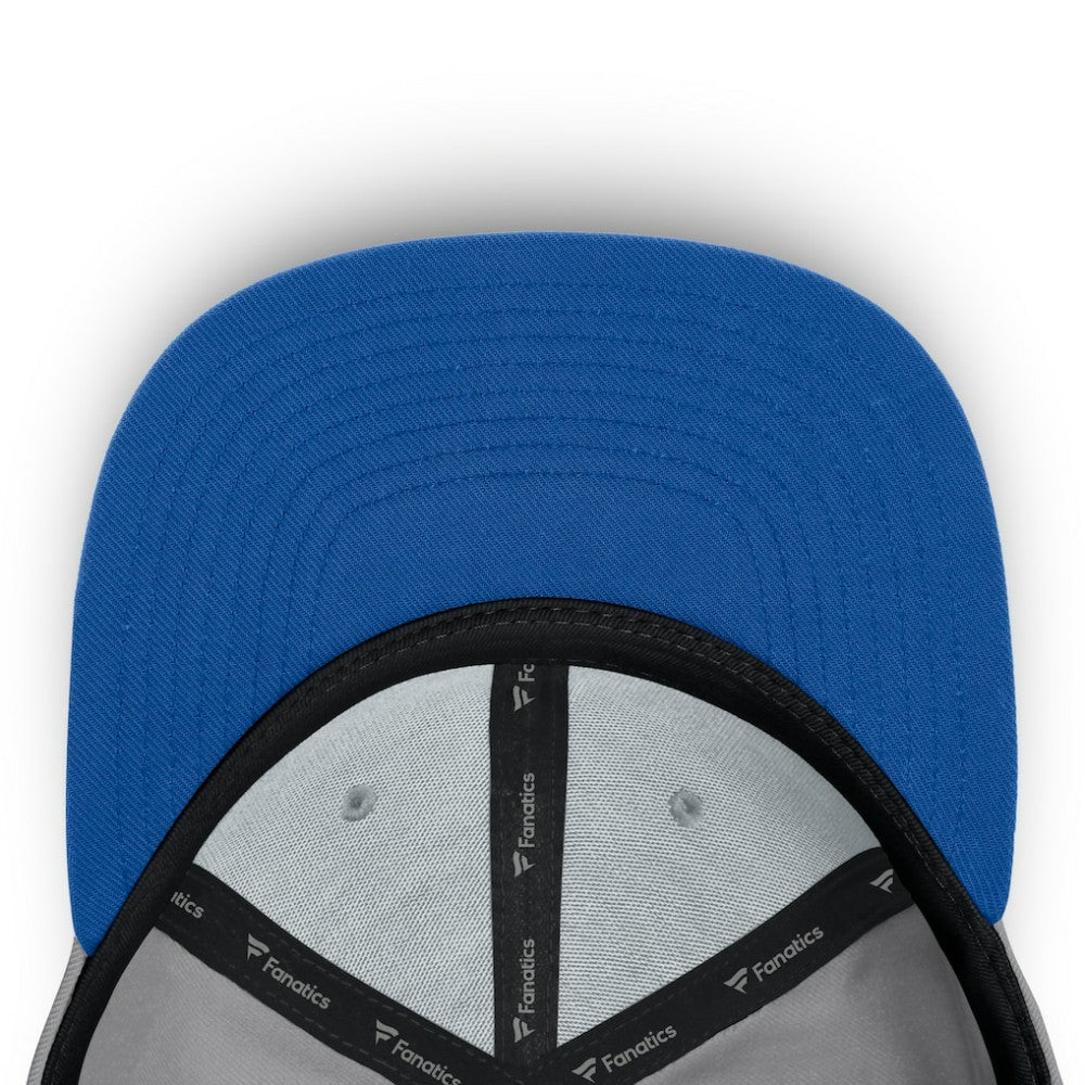 NHL New York Rangers Fanatics Fundamentals Duo Split Logo Snapback Hat - Gray