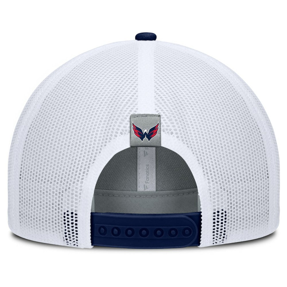 NHL Washington Capitals Fanatics Fundamental Adapt Trucker Adjustable Hat - Gray/Navy