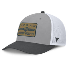 NHL Vegas Golden Knights Fanatics Fundamental Adapt Trucker Adjustable Hat - Gray/Charcoal